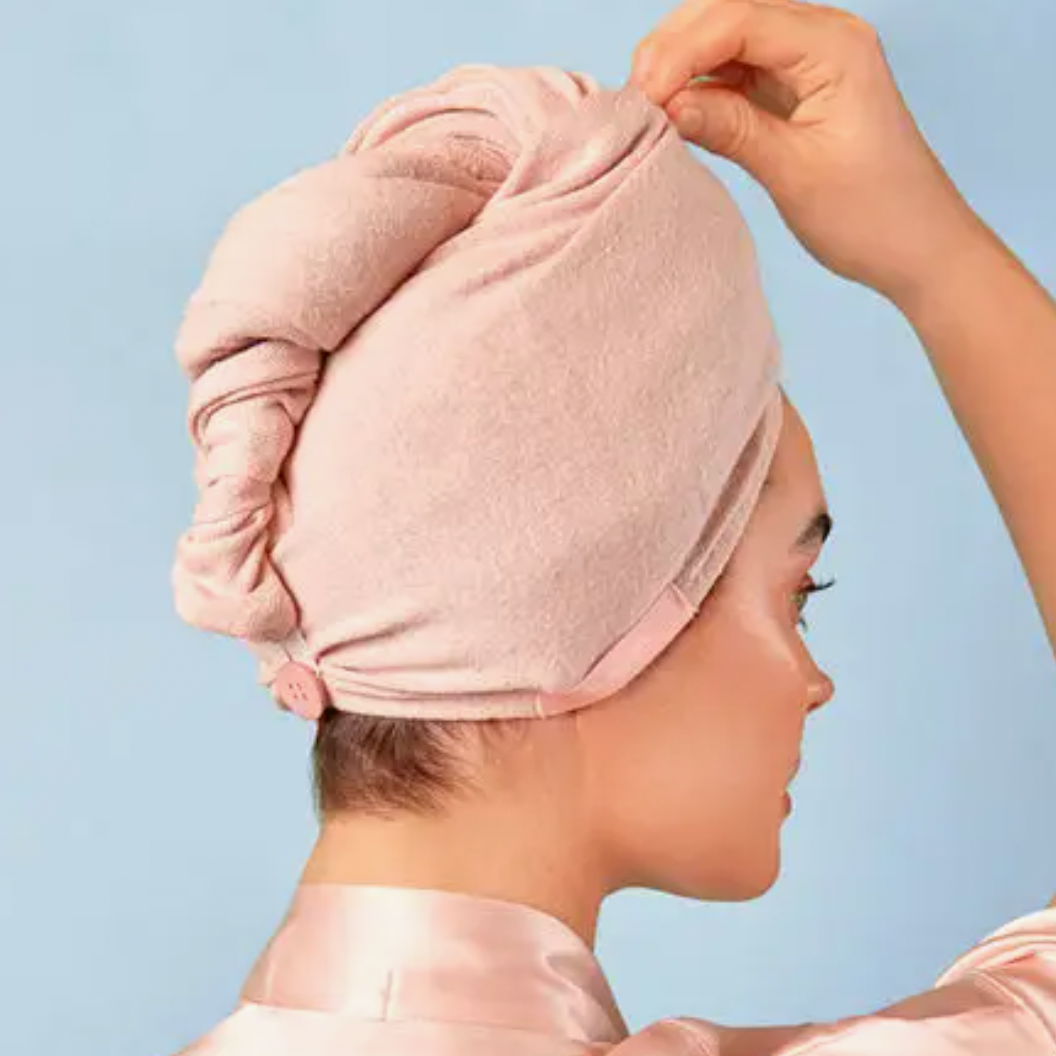 100% Organic Brushed Silk Hair Towel